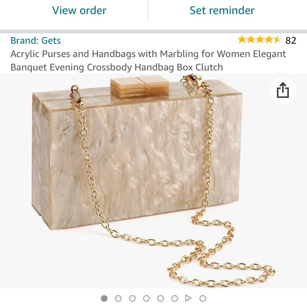 Acrylic Box Clutch